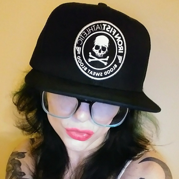 Iron Fist Other - Ironfist snapback hat black w logo unisex 3/15$